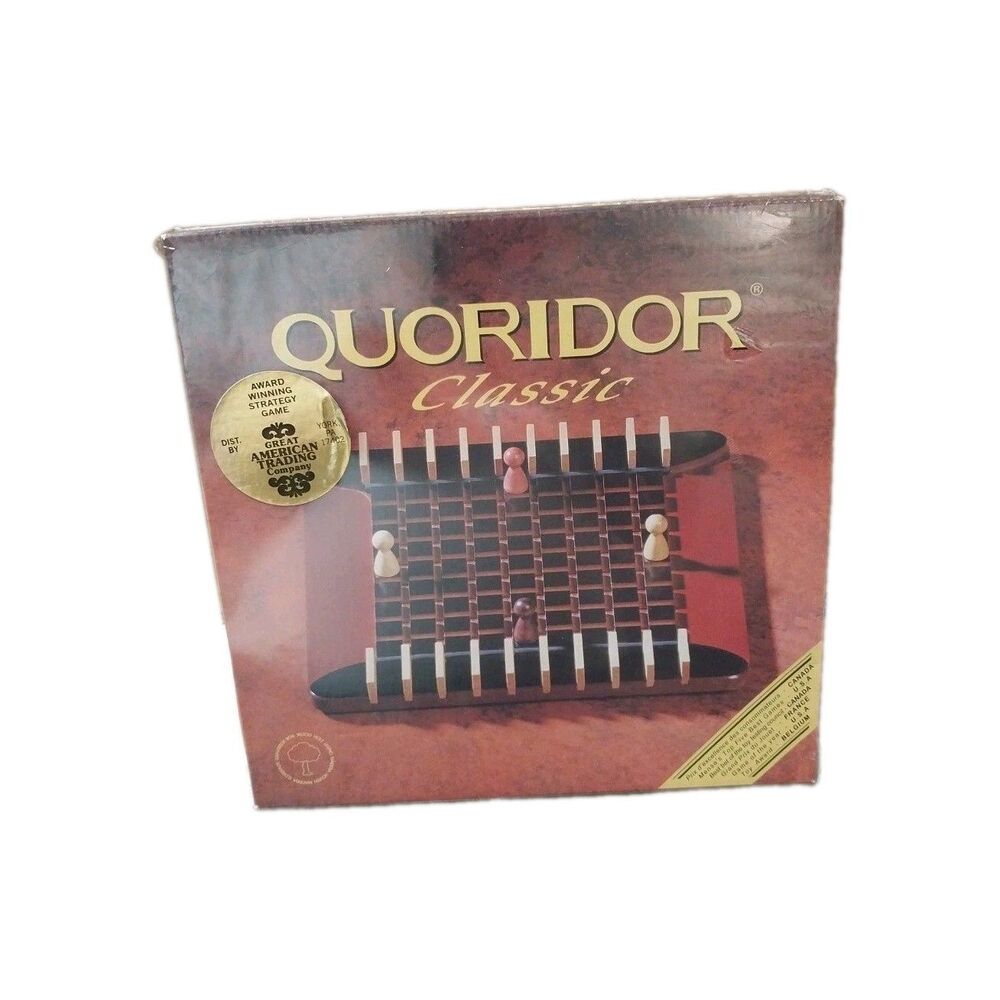 1997 GIGAMIC FRANCE QUORIDOR CLASSIC WOODEN BOARD GAME NEW SEALED NIB